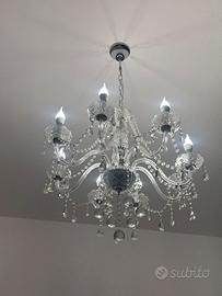 Lampadario cristalli