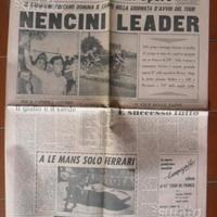 Gazzetta dello sport 27-6-1960 nencini leader -