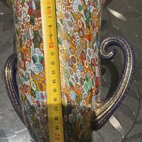 Vaso in vetro con murrine