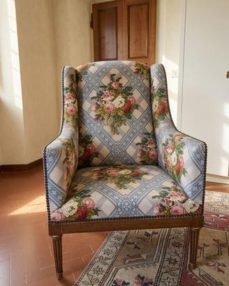 Poltrona bergère/wingback vintage
