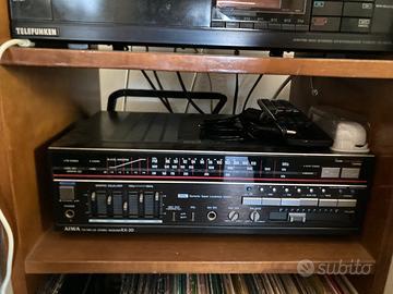 Sintoamplificatore e giradischi Aiwa