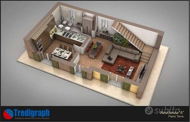 Casa indipendente di 149 m² con 5 locali e posto a