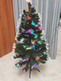 Albero di natale fibra ottica 120 cm