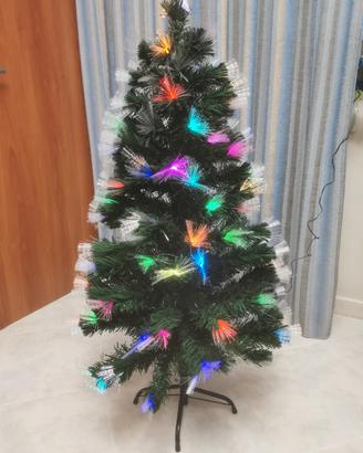Albero di natale fibra ottica 120 cm