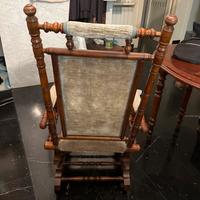 Sedia dondolo vintage