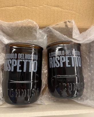 Bicchieri birra Ichnusa Limited Edition nuovi