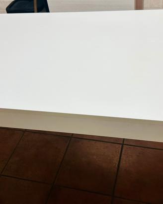 Tavolo allungabile bianco effetto rovere