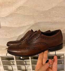 Francesine senza lacci color cuoio