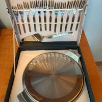 Set posate torta inox