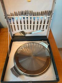 Set posate torta inox