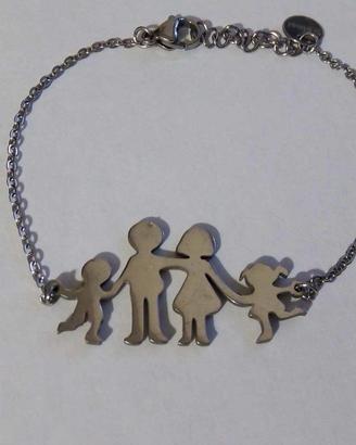 Bracciale "Family" in Acciaio Inossidabile