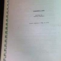 Copione, sceneggiatura, film, collezionismo