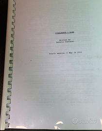 Copione, sceneggiatura, film, collezionismo