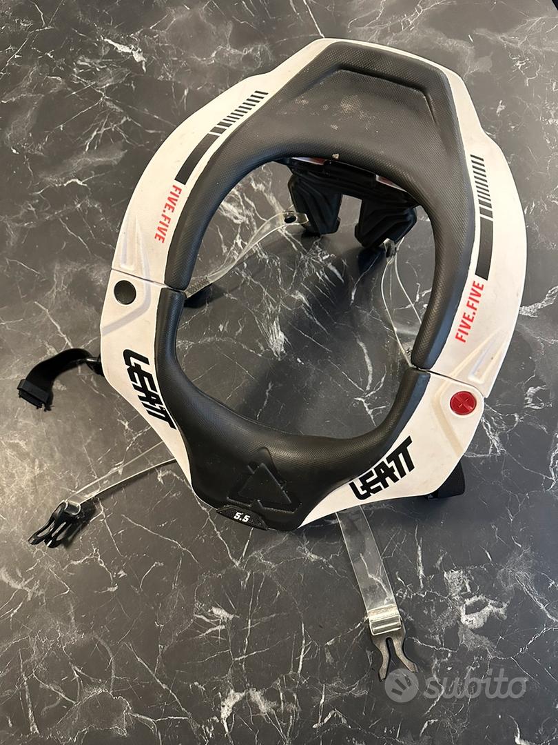 Collare Leatt Gpx 5.5 Bianco - Accessori Moto In vendita a Alessandria