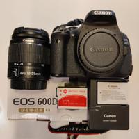 Canon EOS 600d + obiettivo EF-S 18-55mm