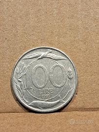 100 Lire 1993 Testa Piccola 