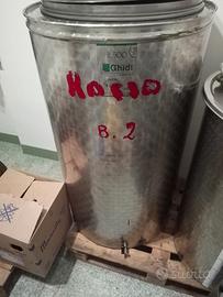 SERBATOIO 500 LITRI ACCIAIO INOX