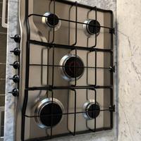 Piano Cottura a Gas 5 Fuochi Inox