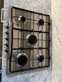 Piano Cottura a Gas 5 Fuochi Inox