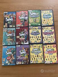 The sims 2 + lotto di 12 espansioni