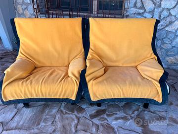 2 poltrone Sindbad di Vico Magistretti per Cassina