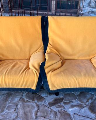 2 poltrone Sindbad di Vico Magistretti per Cassina