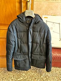 Giacca pesante parka zara blu