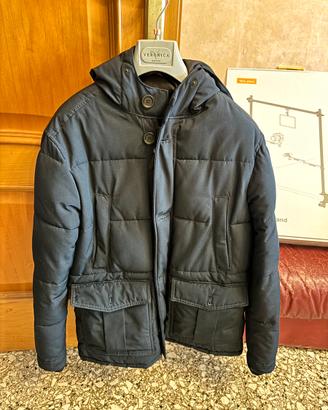 Giacca pesante parka zara blu