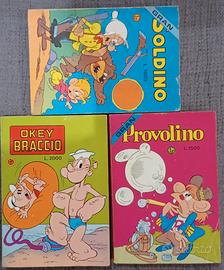 fumetti anni80 Braccio di Ferro+Soldino+Provolino