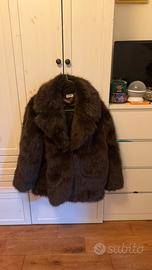 Pelliccia Susymix marrone pelo morbido tg L