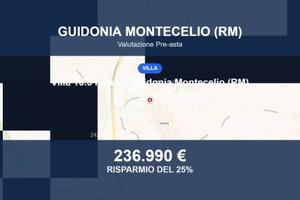 Immobile in asta di 242 m² a Guidonia Montecelio