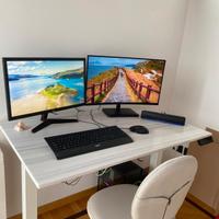 scrivania regolabile in vero marmo