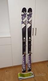 Sci alpinismo 153 con attacchi e pelli Come Nuovi