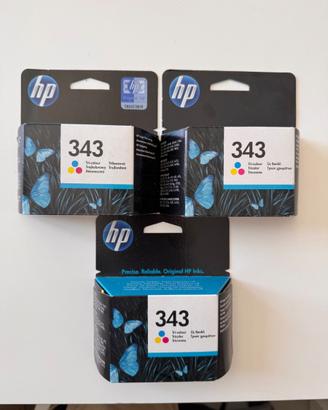 3 Cartucce HP 343