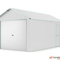 Prefabbricato box cantiere 360x610 21.9mq bianco