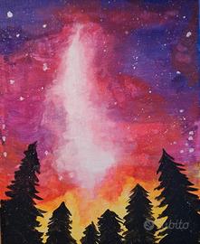 quadro moderno acrilico su tela  dipinto a mano