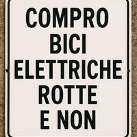 bicicletta elettriche rotte e non 