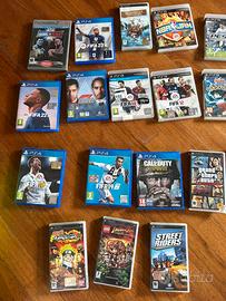 Videogiochi vari PS4/PSP/PSP/nintendoDS