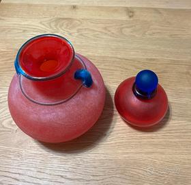 Vaso e porta profumo Franco Moretti Murano Venezi