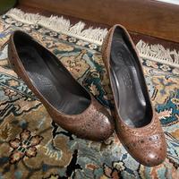 Scarpa Decollete  Invernale Cuoio