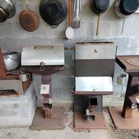 Griglie artigianali a legna,pellet,cippato