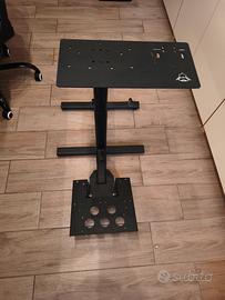 supporto volante pedaliera postazione guida gaming