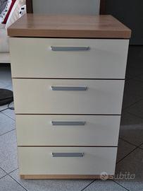 Cassettiera con 4 cassetti