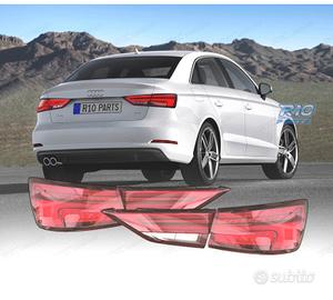 FANALI AUDI A3 8V 13-16 LOOK RESTYLING LED