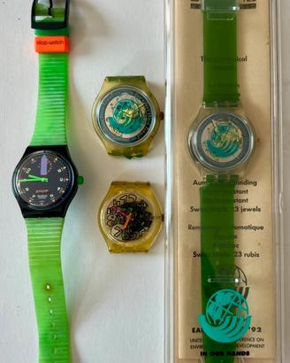 Lotto Swatch vintage anni 90, Earth Summit 92