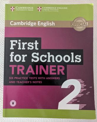 Libro Cambridge First for Schools Trainer 2 B2