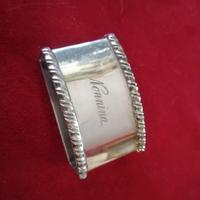 ferma tovagliolo in argento 800