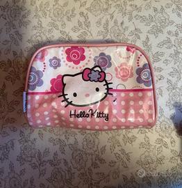 Beauty rosa Hello Kitty a pois – con zip e charm