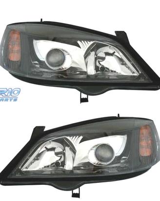 FARI XENON PER OPEL ASTRA G 97-04 FONDO NERO