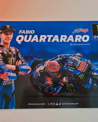 Poster Fabio Quartararo 20 Yamaha Ufficial